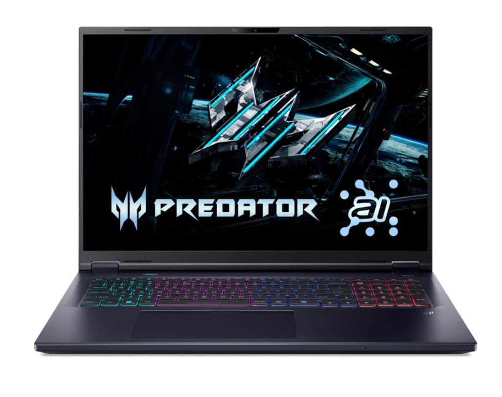 Laptop Acer Predator Helios Neo 18 PHN18-72-75PV, 18 inch 2560 x 1600, Intel Core ultra 7 255HX (20 C / 20 T, 1.8 GHz - 5.2 GHz, 36 MB cache, 45 W), 32 GB DDR5, 1 TB SSD, Nvidia GeForce RTX 5060, Windows 11 Home, Tastatura US, Negru
