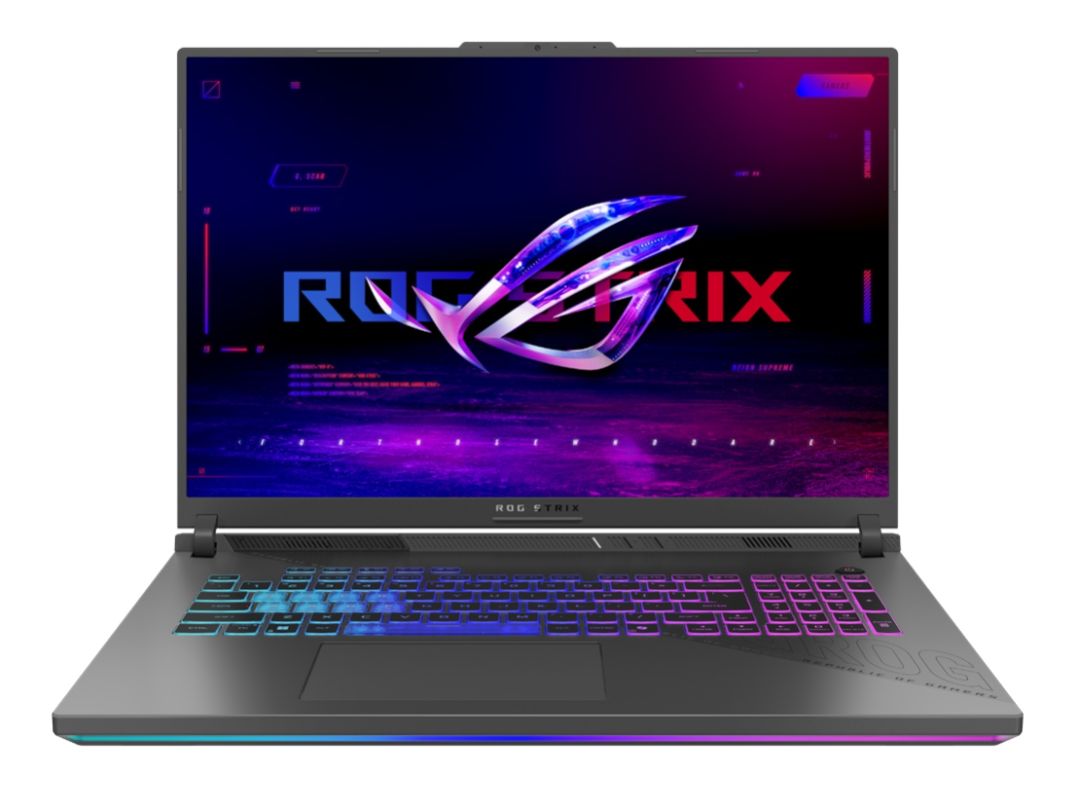 Laptop ASUS ROG Strix G18 (2025) G815JPR-S9022, 18 inch 2560 x 1600, Intel Core i9-14900HX (24 C / 32 T, 2.2 GHz - 5.8 GHz, 36 MB cache, 28 W), 16 GB DDR5, 1 TB SSD, Nvidia GeForce RTX 5070, Fara sistem de operare, Tastatura US, Gri