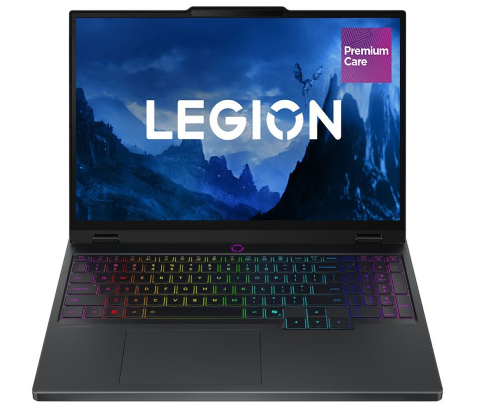 Laptop Lenovo Legion Pro 5 16ADR10 83LT00A5RM, 16 inch 2560 x 1600, AMD Ryzen 7 8745HX (8 C / 16 T, 3.6 GHz - 5.1 GHz, 32 MB cache, 55 W), 16 GB DDR5, 1 TB SSD, Nvidia GeForce RTX 5060, Free DOS, Tastatura English, Eclipse Black