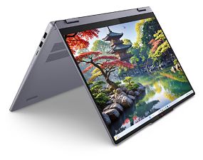 Laptop Lenovo IdeaPad 5 2-in-1 16IAL10 83KS004NRM, 16 inch 1920 x 1200 Touchscreen, Intel Core ultra 7 255H (16 C / 16 T, 2.0 GHz - 5.1 GHz, 24 MB Intel® Smart Cache cache, 45 W), 16 GB LPDDR5X, 1 TB SSD, Intel Arc 140T, Free DOS, Tastatura English, Luna Grey