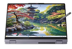 Laptop Lenovo IdeaPad 5 2-in-1 16IAL10 83KS004NRM, 16 inch 1920 x 1200 Touchscreen, Intel Core ultra 7 255H (16 C / 16 T, 2.0 GHz - 5.1 GHz, 24 MB Intel® Smart Cache cache, 45 W), 16 GB LPDDR5X, 1 TB SSD, Intel Arc 140T, Free DOS, Tastatura English, Luna Grey