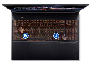 Laptop Acer Nitro V 16 ANV16-42, 16.0 inch 1920 x 1200, AMD Ryzen 5 240 (6 C / 12 T, 3.3 GHz - 5.0 GHz, 16 MB cache, 45 W), 16 GB DDR5, 512 GB SSD, Nvidia GeForce RTX 5050, Free DOS, Tastatura US, Negru