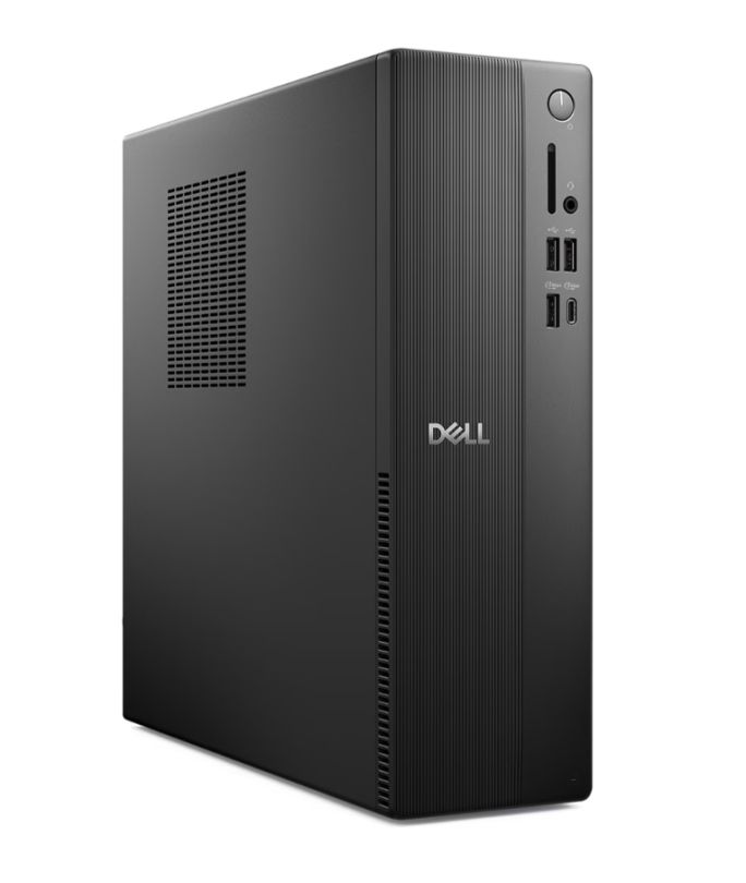 Desktop PC Dell Pro Slim Essential QVS1260 SFF, Intel Core i3 -14100 (4 C / 8 T, 3.5 GHz - 4.7 GHz, 12 MB cache, 60 W), 8 GB DDR5, 512 GB SSD, Fara unitate optica integrata, Intel Graphics Partajata, 180 W, Ubuntu