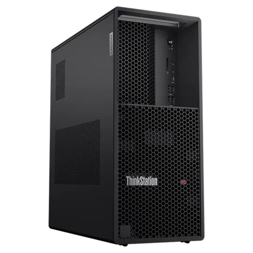 Desktop PC Lenovo ThinkStation P3 Tower G2 Tower, Intel Core Ultra 9 - 285K (24 C / 24 T, 3.2 GHz - 5.7 GHz, 36 MB Intel Smart Cache cache, 125 W), 64 GB DDR5, 1 TB Tip SSD: M.2 2280 PCIe 4.0x4 NVMe, Fara unitate optica, Intel Intel Graphics Partajata, 500 W, Windows 11 Pro