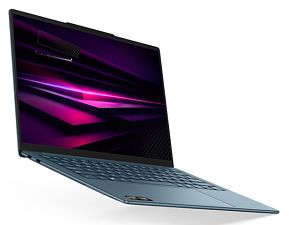 Laptop Lenovo Yoga Slim 7 14agp11 83QS007XRM, 14 inch 1920 x 1200, AMD Ryzen AI 7 445 (6 C / 12 T, 2.0 GHz - 4.6 GHz, L2 Cache: 6 MBL3 Cache: 8 MB cache, 28 W), 16 GB LPDDR5X, 1 TB SSD, AMD Radeon 840M, Free DOS, Tastatura English, Tidal Teal