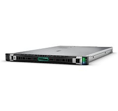 Server HPE ProLiant DL360 Gen11, Rack 1U, Intel Xeon Silver 4510 (12 C / 24 T, 2.40 GHz - 4.10 GHz, 30 MB cache, 150 W), 64 GB DDR5 ECC, 8 x SFF, HPE MR408i-o Gen11, 2 x 1000 W
