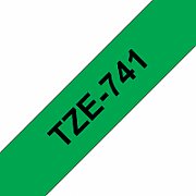 BLACK ON GREEN TAPE 18MM