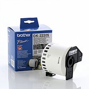 Brother  DK-22205 Banda continua de hartie 62 mm x 30,48 m, negru/alb