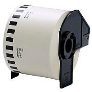 Brother  DK-22205 Banda continua de hartie 62 mm x 30,48 m, negru/alb