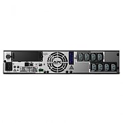 UPS APC SMX1500RMI2U, 1500 VA, 1200 W, cu management, line-interactive, 8x C13, 1x C14, 1x USB, Baterie cu plăci de plumb şi acid, LCD, Rack 2U, Negru