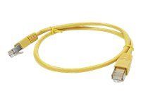 GEMBIRD PP12-0.5M/Y Gembird patchcord RJ45 cat.5e UTP 0.5m yellow