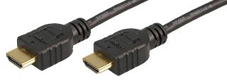 CABLU video LOGILINK, HDMI (T) la HDMI (T), 5m, conectori auriti, rezolutie maxima 4K UHD (3840 x 2160) la 30 Hz, negru,  CH0039  (include TV 0.75 lei)