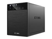 ICYBOX IB-RD3640SU3 Carcasa ext. HDD IcyBox 4 x 3,5 USB 3.0, eSATA Host, RAID 0 1, 3, 5, 10, negr