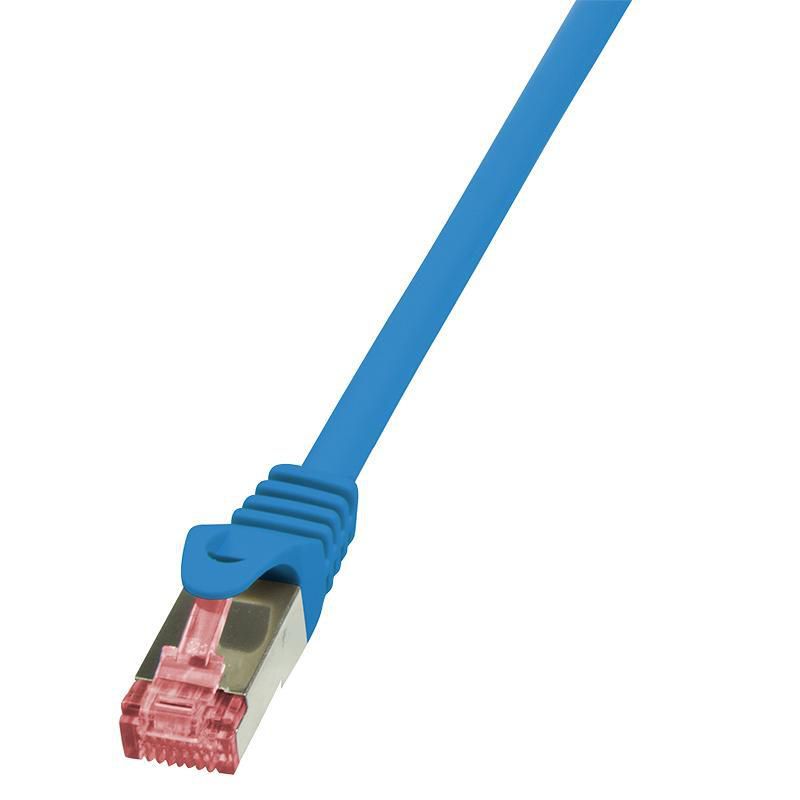 PATCH CORD S/FTP LOGILINK Cat6, LSZH, cupru, 10 m, albastru, AWG27, dublu ecranat  CQ2096S  (include TV 0.75 lei)