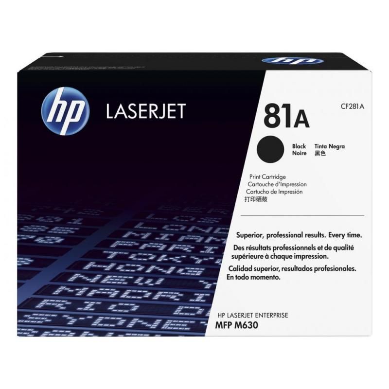 Cartus toner HP CF281A ,Negru ,10 500 pagini ,Original (81A)