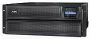 UPS APC SMX3000HVNC, 3000 VA, 2700 W, cu management, line-interactive, 8x C13, 2x C19, 2x USB, Baterie cu plăci de plumb şi acid, LCD, Rack 2U, Negru