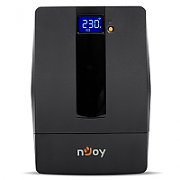 UPS nJoy PWUP-LI150H1-AZ01B, 1500 VA, 900 W, cu management, line-interactive, 4x Schuko, 7.5 minute (50% sarcina), Negru