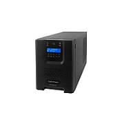 UPS Cyber Power PR1000ELCD, 1000 VA, 900 W, cu management, line-interactive, 8x C13, 1x C14, Sealed Lead-acid, 16 minute (50% sarcina), LCD, Tower, Negru