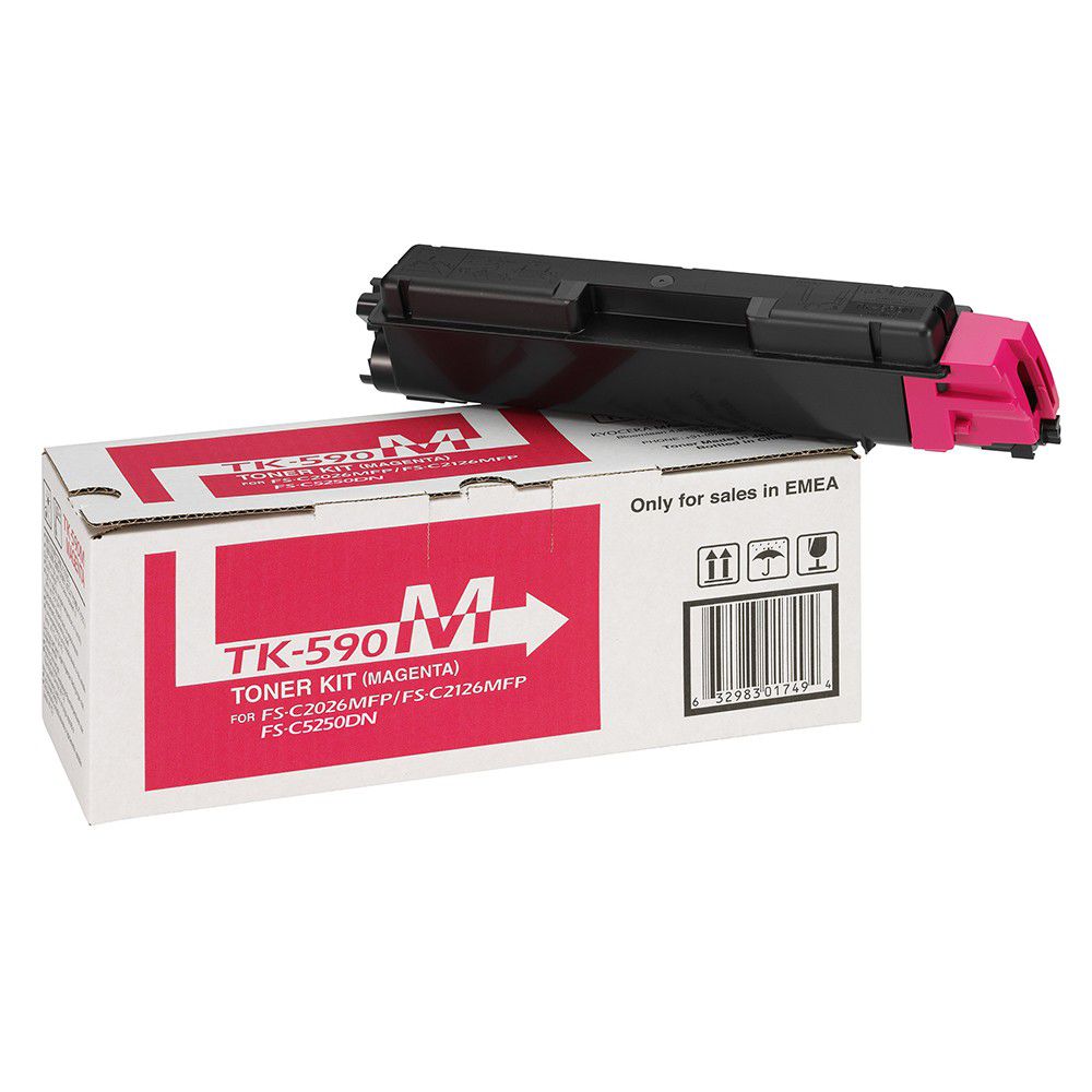 Cartus toner Kyocera 1T02KVBNL0 ,Magenta ,5 000 Pagini ,Original (TK-590m)