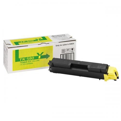 Cartus toner Kyocera 1T02KTANL0 ,Galben ,2800 pagini ,Original (TK-580y)