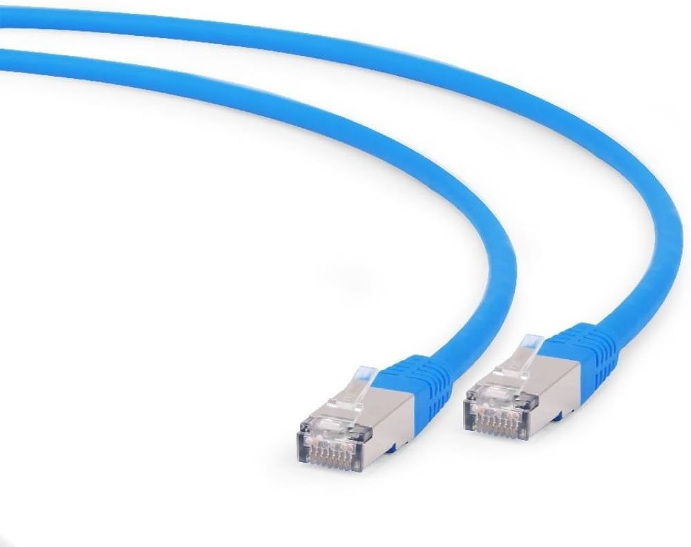 GEMBIRD PP6A-LSZHCU-B-0.5M patchcord RJ45 cat. 6A SFTP LSZH 0.5m blue
