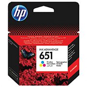 Cartus cerneala HP C2P11AE ,Color ,300 pagini ,Original (651)