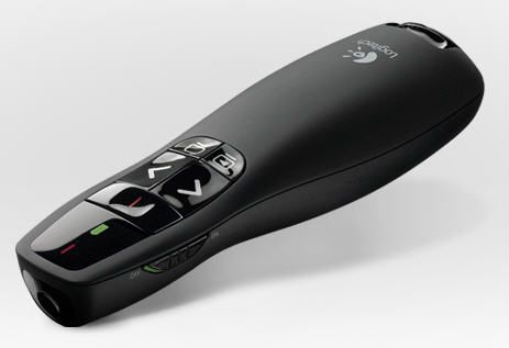 PRESENTER LOGITECH R400, wireless, laser 2.4 Ghz, max. 15 m, baterii AAA x2, negru,  910-001356