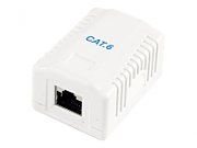 GEMBIRD NCAC-1F6-01 CAT6 FTP single port surface mount box