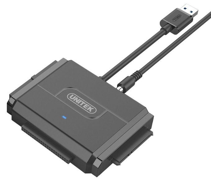 UNITEK Y-3324 storage drive docking station USB 3.2 Gen 1 (3.1 Gen 1) Type-A Black
