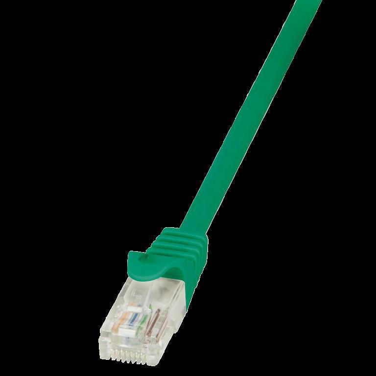 Patch cord Logilink  RJ45, 1.5 m, verde