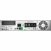 UPS APC SMT1000RMI2UC, 1000 VA, 700 W, cu management, line-interactive, 4x C13, 1x C14, 1x USB, Baterie cu plăci de plumb şi acid, LCD, Rack 2U, Gri