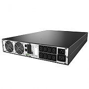 UPS nJoy PWUP-OL300BA-AZ01B, 3000 VA, 3000 W, cu management, on-line, 8x C13, 11 minute (50% sarcina), Tower/Rack 2U, Negru