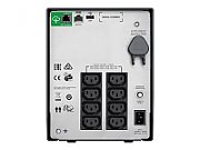 UPS APC SMC1000IC, 1000 VA, 600 W, line-interactive, 8x C13, 1x C14, 1x RJ45, 1x USB, 24V 9Ah Baterie cu plăci de plumb şi acid, LCD, Tower, Negru