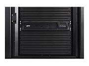 UPS APC SMT750RMI2UC, 750 VA, 500 W, cu management, line-interactive, 4x C13, 1x C14, 1x RJ45, 1x USB, Baterie cu plăci de plumb şi acid, LCD, Rack 2U, Negru