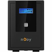 UPS nJoy UPCMTLS620HCAAZ01B, 2000 VA, 1200 W, cu management, line-interactive, 4x Schuko, 3 minute 44 secunde (50% sarcina), Negru