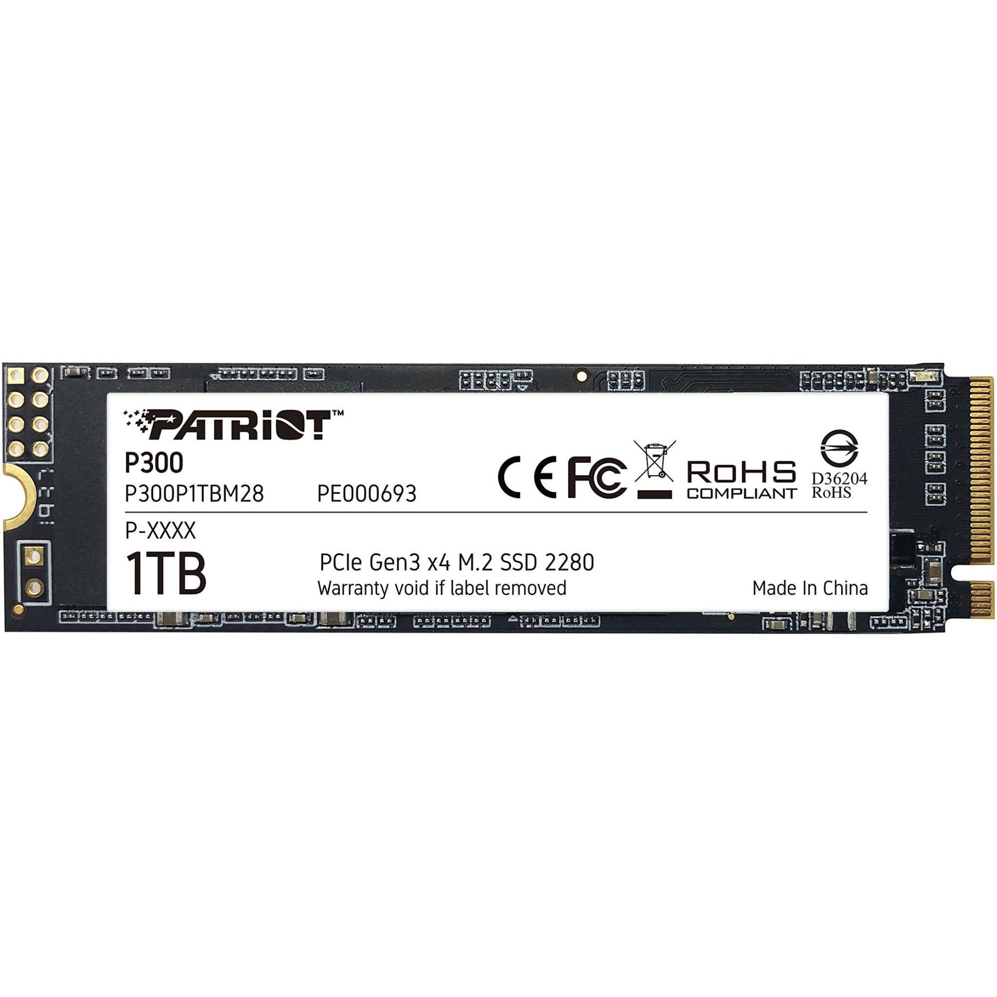 SSD PATRIOT P300 1 TB PCIe 3.0 x4 M.2 2280