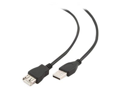 GEMBIRD CCP-USB2-AMAF-6 Gembird USB 2.0 A- A-socket 6ft cable black