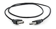 GEMBIRD CCP-USB2-AMAF-6 Gembird USB 2.0 A- A-socket 6ft cable black