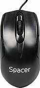 MOUSE  Spacer, PC sau NB, cu fir, USB, optic, 800 dpi, butoane/scroll 3/1, , negru,  SPMO-M11  (include TV 0.15 lei)