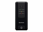 UPS Cyber Power UT1050EG, 1050 VA, 630 W, cu management, line-interactive, 4x Schuko, 1x USB, Sealed Lead-acid, LED, Tower, Negru