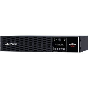 UPS Cyber Power PR1000ERT2U, 1000 VA, 1000 W, line-interactive, 10x C13, 1x C14, 1x RJ45, Sealed Lead-acid, 21 minute (50% sarcina), LCD, Rack 2U, Negru