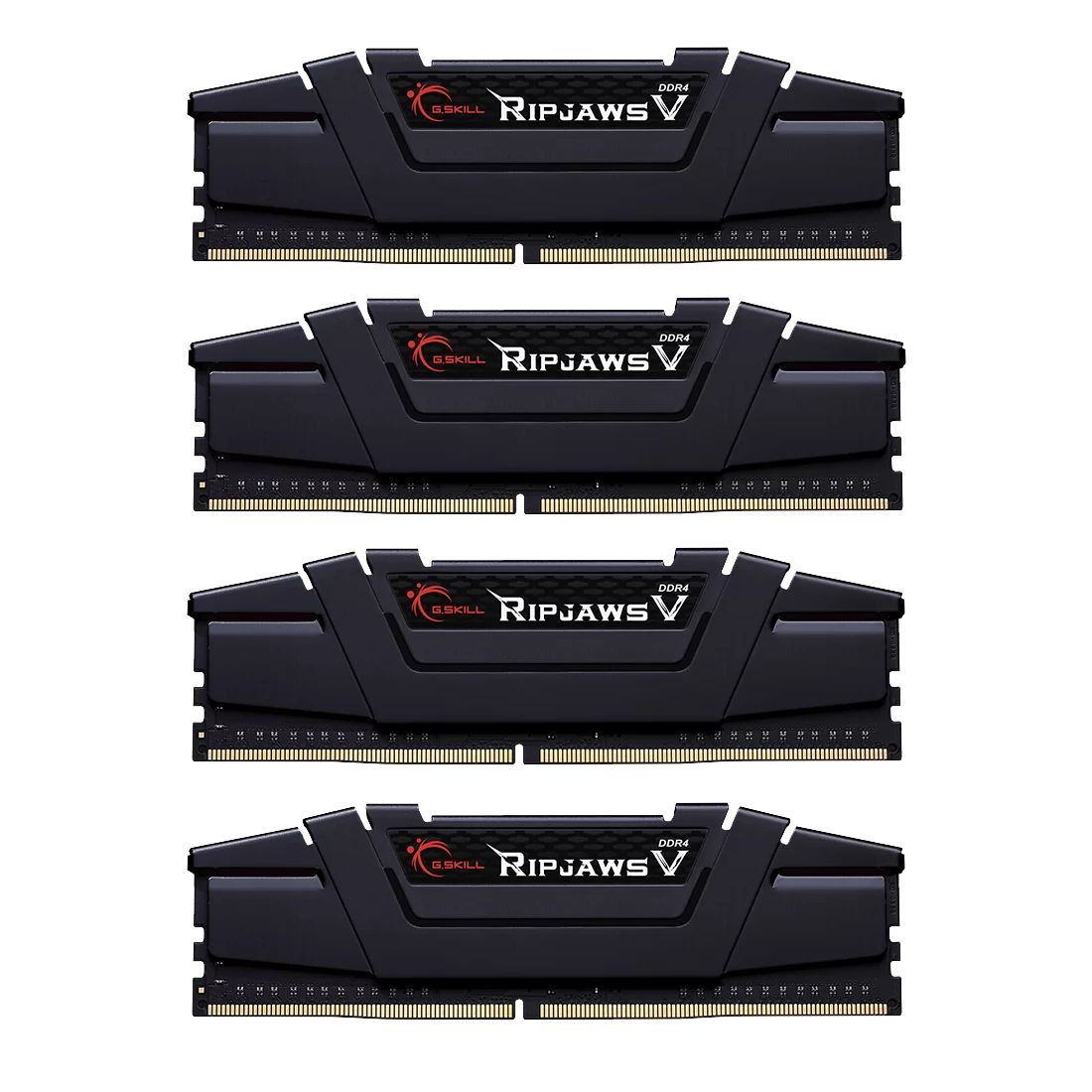 Memorie G.Skill Ripjaws V 64 GB DDR4 3200 MHz CL16, kit 4 x 16 GB, XMP 2.0, Negru