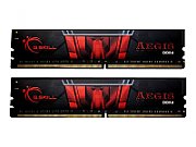 Memorie G.Skill Aegis 32 GB DDR4 3200 MHz CL16, kit 2 x 16 GB, XMP 2.0, Negru-rosu