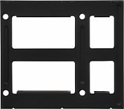 ADAPTOR SPACER fixare HDD/ SSD 2.5  in bay de 3.5 , 2 x 2.5 ,  SPR-25352x