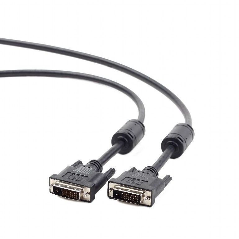 CABLU video GEMBIRD, DVI-D DL (T) la DVI-D DL (T), 4.5m, negru,  CC-DVI2-BK-15  (include TV 0.75 lei)