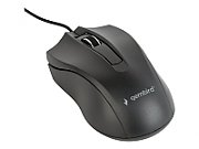 MOUSE GEMBIRD, PC sau NB, cu fir, USB, optic, 1000 dpi, butoane/scroll 3/1, , negru,  MUS-3B-01  (include TV 0.15 lei)