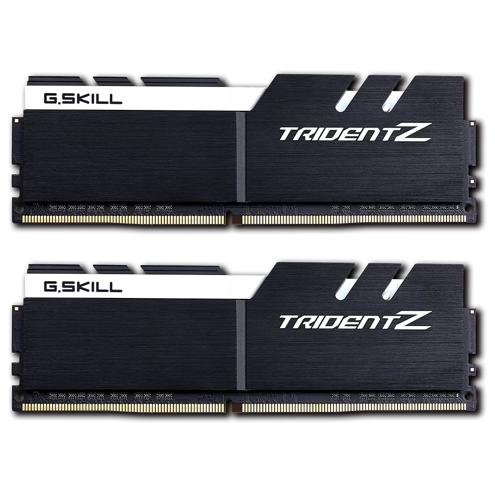 Memorie G.Skill Trident Z 32 GB DDR4 3200 MHz CL16, kit 2 x 16 GB, XMP 2.0, Negru-alb