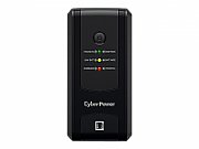 UPS Cyber Power UT850EG, 850 VA, 425 W, cu management, line-interactive, 3x Schuko, 1x RJ45, 1x USB, 12V 5.5Ah LED, Tower, Negru