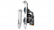 PCEA-S2N, Adaptor PCI-Express (chip ASIX AX99100) 2x Serial Port + LP