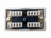 MUFA RJ-45 GEMBIRD pt. cablu FTP, Cat5e, RJ-45 (T) | RJ-45 (T) tip pass-through, ecranat, plastic cu metal, 50 buc,  LC-PTF-01/50